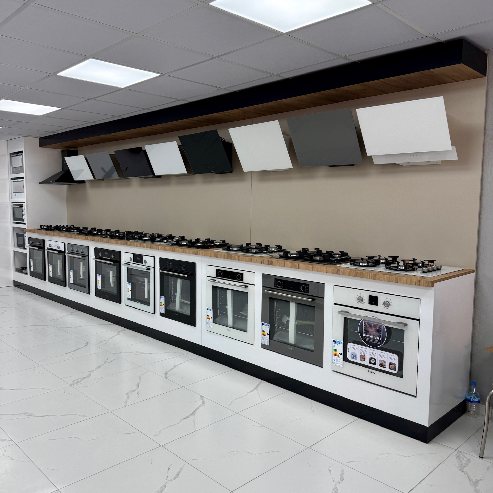 DTM Outlet Dalaman ankastre set ve davlumbaz bölümü